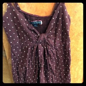 american eagle maroon tank top